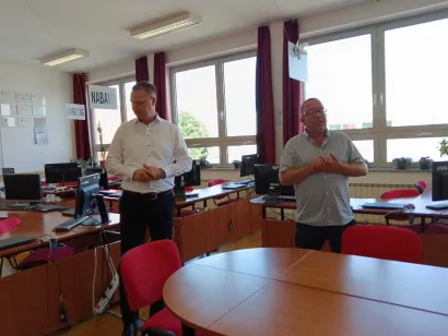 U kabinetu vježbeničkih tvrtki/Foto: Slavica Trgovac Martan