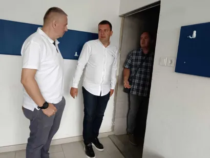 Gradonačelnik je obišao prostorije kluba/Foto: Slavica Trgovac Martan