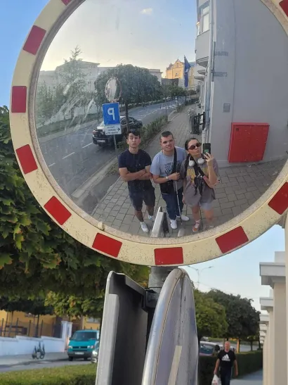 Lovro i prijatelji uživali su šetnjama gradom/Foto: Privatni album