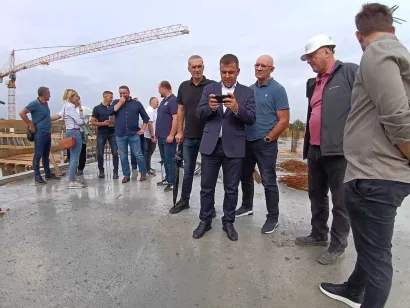 Danas je organiziran obilazak gradilišta/Foto: Slavica Trgovac Martan