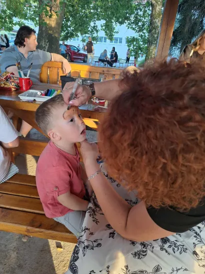 Oslikavanje dječjih lica/Foto: Privatni album