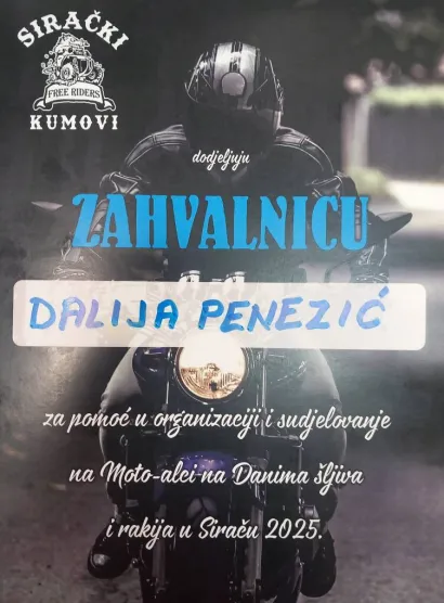 Dalija na Danima šljiva ima mnogobrojne zadatke, a sve ih stigne odraditi/Foto: Privatni album