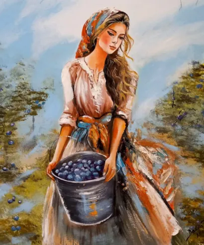 Slika od Dalije koja je pobijedila na prošlogodišnjoj likovnoj koloniji/Foto: Privatni album