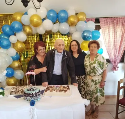 Na proslavi Vujislavovog 90. rođendana bilo je vrlo veselo/Foto: Privatni album