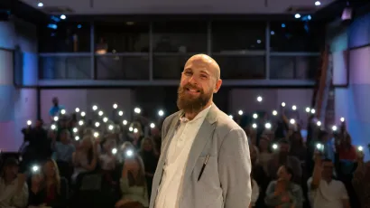 Matija Boltižar na promociji u Zagrebu/Foto: Maks Petković