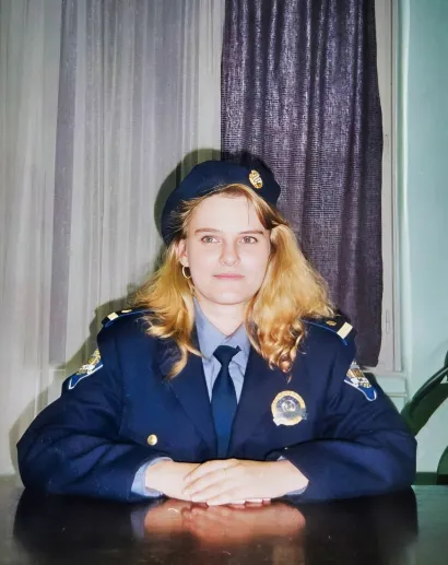 Jitka Pleša kao policajka/Foto: Privatni album