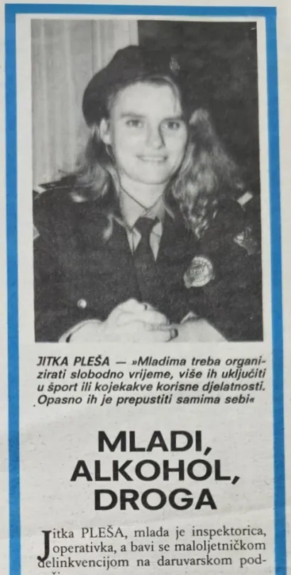 O Jitki policajki su pisali i mediji/Foto: Privatni album