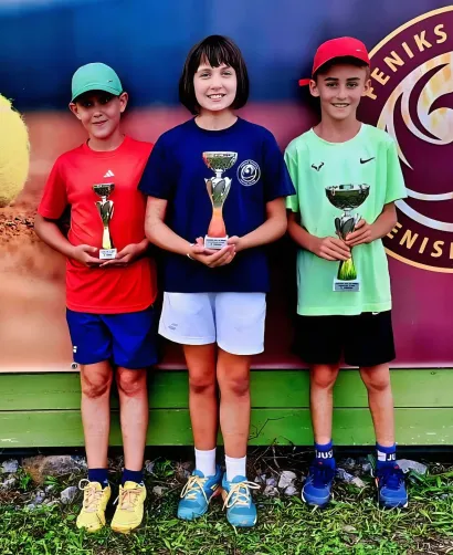 Erik Sabo, Latica Petrušić i Ricardo Kolić/Foto: TK Feniks Daruvar