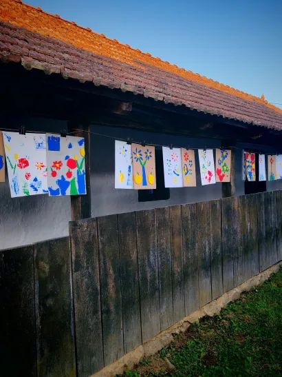 Održana je i izložba radova nastalih na prijašnjim etno radionicama/Foto: KUD Miklouš