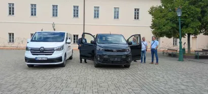 Bjelovarski sportaši dobili su dva nova kombi vozila/Foto: Slavica Trgovac Martan