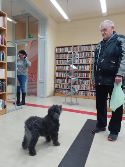 Luna obožava dolaziti u knjižnicu/Foto: PKIČ Daruvar