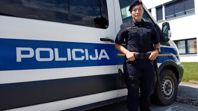 Magdalena Oršić jedna je od tri interventne policajke PU bjelovarsko-bilogorske/ Foto: Deni Marčinković