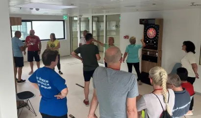 U Veteranskom centru se i inače provode zanimljive sportske aktivnosti/Foto: Veteranski centar Daruvar