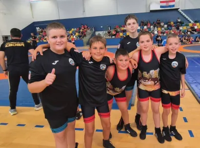 Ekipa pred kojom je budućnost/Foto: Hrvački klub Čazma 