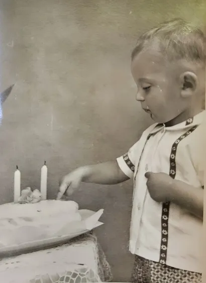 Alen na proslavi 2. rođendana/Foto: Privatni album