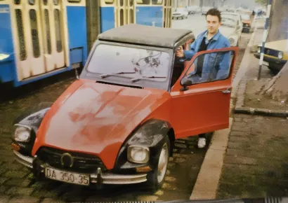 Diana u kojoj je prevozio plakate HDZ-a u Grubišno Polje/Foto: Privatni album