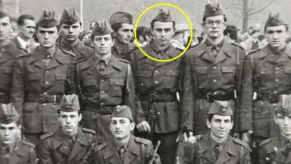 Alen Skender tijekom služenja vojnog roka u JNA/Foto: Privatni album