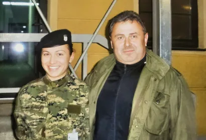 Kći Rea i ponosni tata Alen /Foto: Privatni album