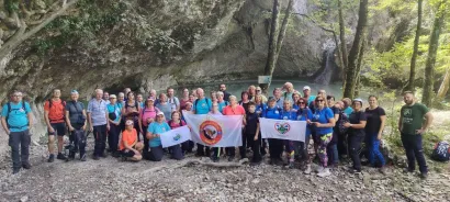 Na izletu je bilo pedesetak planinara/Foto: Udruga Lipa Garešnica 