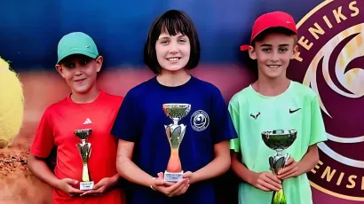 Erik Sabo, Latica Petrušić i Ricardo Kolić/Foto: TK Feniks Daruvar