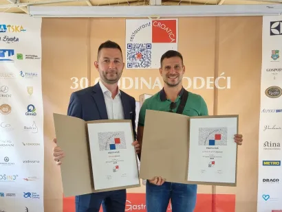 Adriano i Marko sa svojim priznanjima/Foto:Daruvarske toplice