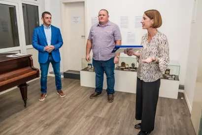 Detalj s otvorenja izložbe/Foto: Davor Kirin