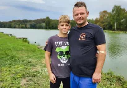 Sin Luka i tata Robert Tuđan proveli su tri dana za pamćenje /Foto: Nikica Puhalo/MojPortal.hr