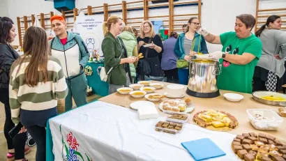 Posjetiteljima se besplatno dijelila hrana/Foto: Grad Čazma (Davor Kirin)