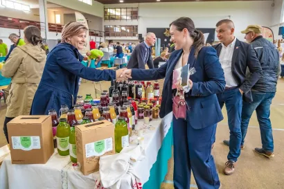 Gradonačelnica Čanađija obišla je izlagače/Foto: Grad Čazma (Davor Kirin)