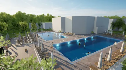 Vizualizacija moderniziranih Daruvarskih toplica/Izvor: Zelena gradnja d.o.o.