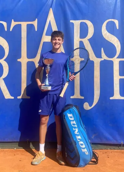 Jakov je bio sjajan u Poreču/Foto: Teniski klub Feniks