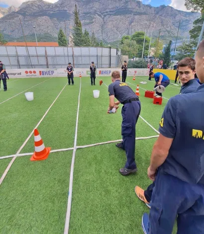 Ekipa mladeži na vatrogasnim igricama/Foto: DVD Daruvar