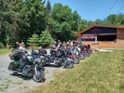 Članovi MOto kluba Daruvar imaju svoju kuću izvan grada/Foto: Privatni album