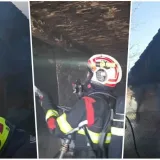 Prizori s mjesta požara/Foto: JVP Garešnica