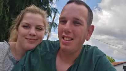 Sa sekom Viktorijom u vožnji biciklomFoto: Privatni album