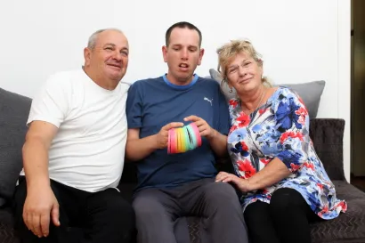 Dražen i Matija o Ivanu skrbe 24 sata dnevno/Foto: Slavica Trgovac Martan