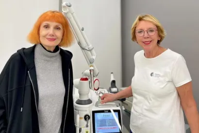 Josipa Lisac u sigurnim rukama dr. Ines Maletić/Foto: Poliklinika Maletić