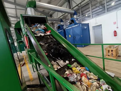 Sortirnica je započela s radom/Foto: Slavica Trgovac Martan