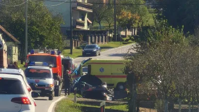 Prometna nesreća u Omanovcu/Foto: Čitatelj