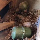 Bombe su pronađene u kući u naselju Dobra Kuća u Općini Đulovac/Foto: PU bjelovarsko-bilogorska