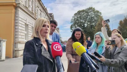 Upraviteljica Zatvora u Bjelovaru Anita Gregl izrazila je sućut obiteljima stradalih/Foto: Slavica Trgovac Martan