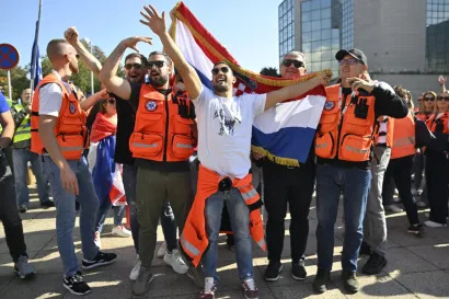 Ministricu Hrstić nisu dočekali/Foto: Damir Krajač/Cropix