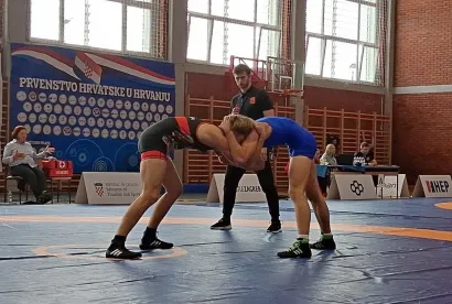 Mladi Čazmanac odradio je četiri borbe/Foto: Hrvački klub Čazma