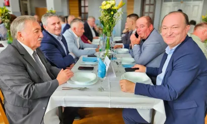 Načelnik Općine Velika Trnovitica Ivan Marković i gradonačelnik Grada Garešnice Josip Bilandžija/Foto: Nikica Puhalo/MojPortal.hr