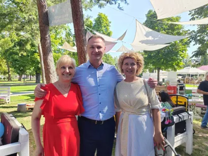 Dožupanica Marija Jungić, doktorica Marija Čatipović i župan Marko Marušić/Foto: Martina Čapo