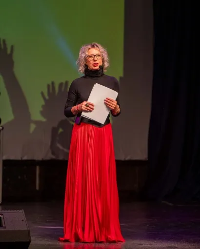 Voditeljica programa Lidija Premec/Foto: Predrag Uskoković/Grad Daruvar