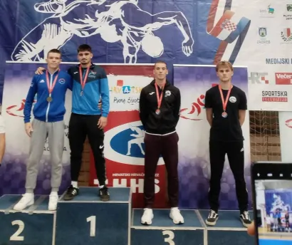 Mislav je osvojio brončanu medalju/Foto: Hrvački klub Čazma