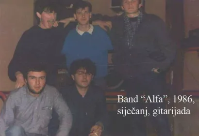 ''Alfa' je daruvarskom scenrom žarila i palila osamdesetih/Foto: Privatni album