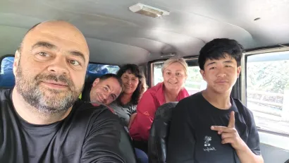 Ekipa je nakon početnih problema, konačno stigla do mjesta s kojeg kreće uspon/Foto: Privatni album