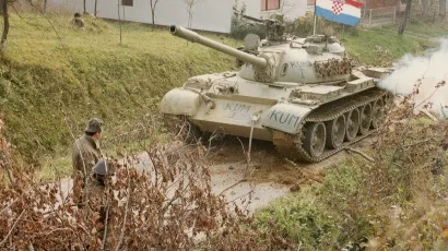 Gornja Rašenica, 1. studenog 1991. godine/Foto: Gradski muzej Bjelovar